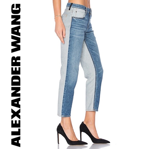 Alexander Wang Ride Flip Skinny Jeans in Light Indigo Aged Ankle Revolve Size 26 - Picture 3 of 16